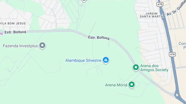 Mapa do bairro Chácara Recanto Silvestre, Sorocaba - SP - Rua Édines Luiz Maragato