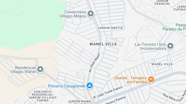 Mapa do bairro Ipatinga, Sorocaba - SP