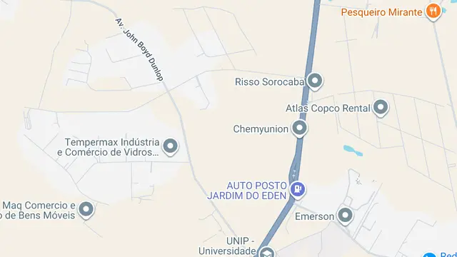 Mapa do bairro Iporanga, Sorocaba - SP