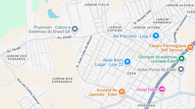 Mapa do bairro Jardim Boa Esperança, Sorocaba - SP