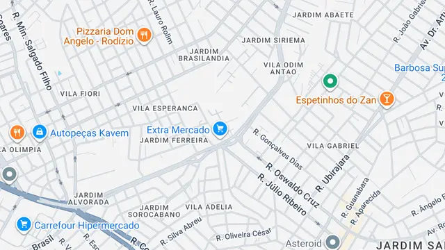 Mapa do bairro Jardim Germiniani, Sorocaba - SP