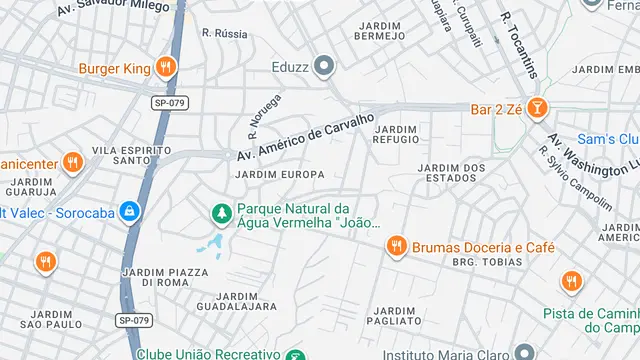 Mapa do bairro Jardim Helena Cristina, Sorocaba - SP