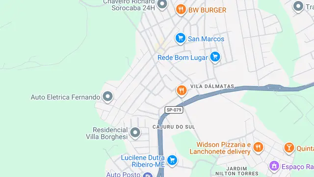 Mapa do bairro Jardim Horizonte, Sorocaba - SP