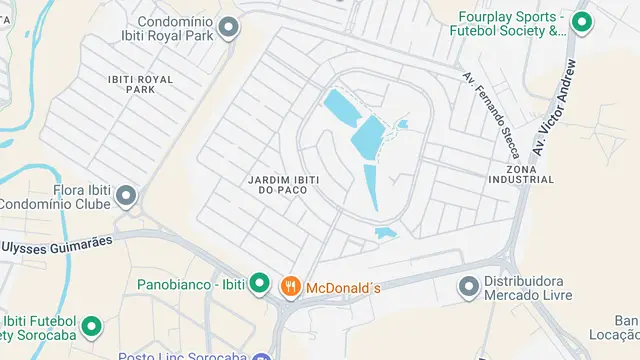 Mapa do bairro Jardim Ibiti do Paço, Sorocaba - SP
