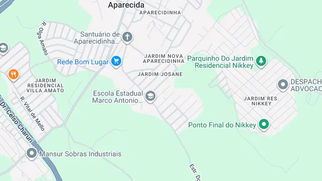 Mapa do bairro Jardim Josane, Sorocaba - SP