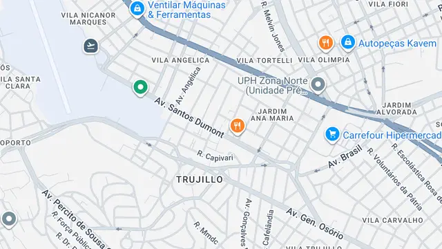 Mapa do bairro Jardim Liberdade, Sorocaba - SP