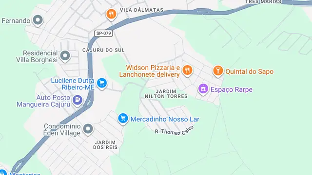 Mapa do bairro Jardim Nilton Torres, Sorocaba - SP