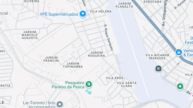 Mapa do bairro Jardim Nogueira, Sorocaba - SP
