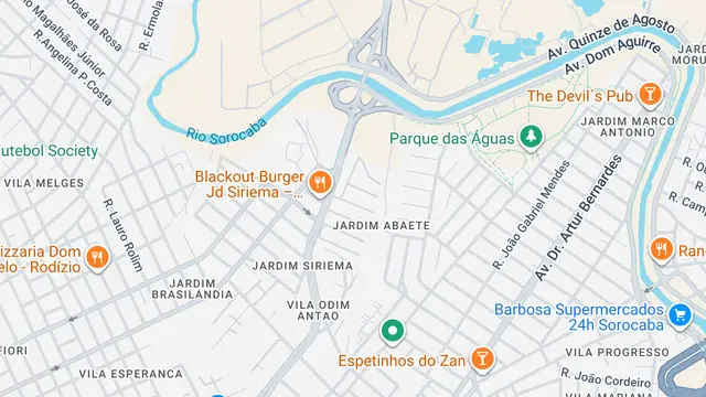 Mapa do bairro Jardim Portugal, Sorocaba - SP