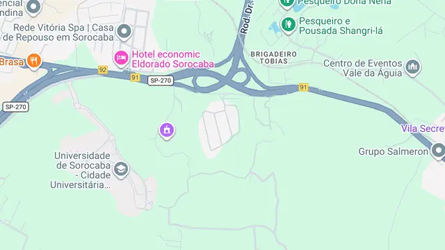 Mapa do bairro Jardim Residencial Renascence, Sorocaba - SP