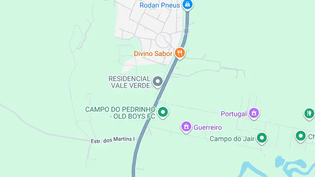 Mapa do bairro Jardim Residencial Vale Verde, Sorocaba - SP
