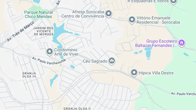 Mapa do bairro Jardim Residencial Villa Olympia, Sorocaba - SP