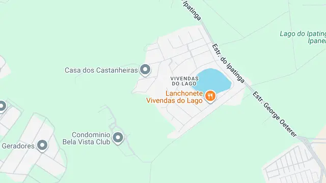 Mapa do bairro Jardim Residencial Vivendas do Lago II, Sorocaba - SP