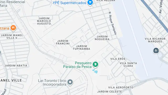 Mapa do bairro Jardim Tupinambá, Sorocaba - SP