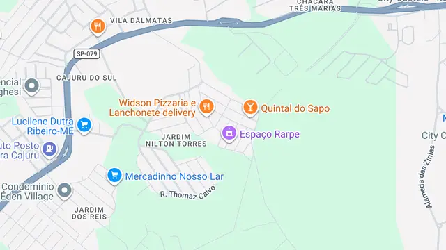 Mapa do bairro Jardim Vergínia, Sorocaba - SP