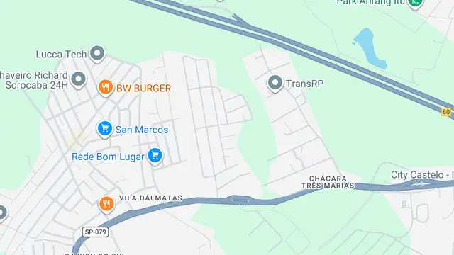 Mapa do bairro Jardim Villa Verona, Sorocaba - SP