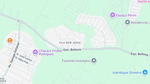 Mapa do bairro Vila Bom Jesus, Sorocaba - SP