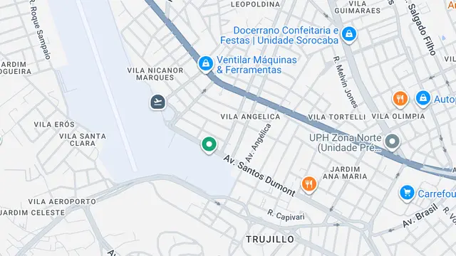 Mapa do bairro Vila Elza, Sorocaba - SP