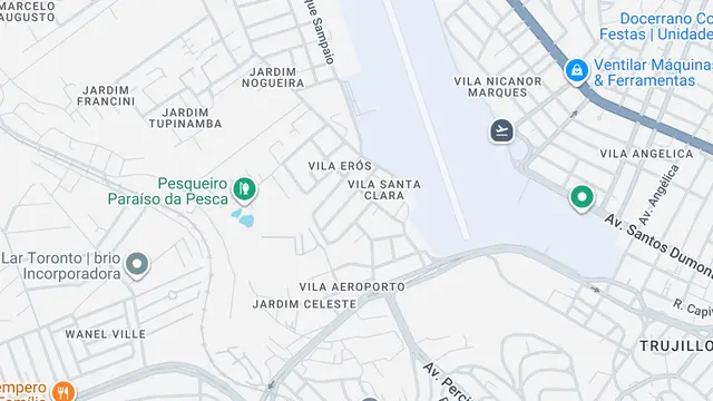 Mapa do bairro Vila Eros, Sorocaba - SP