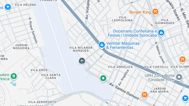 Mapa do bairro Vila Nicanor Marques, Sorocaba - SP