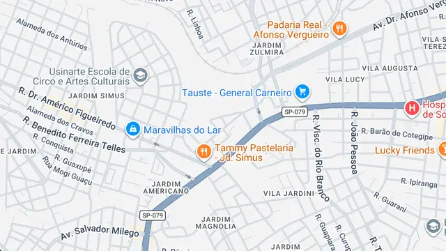 Mapa do bairro Vila São Caetano, Sorocaba - SP